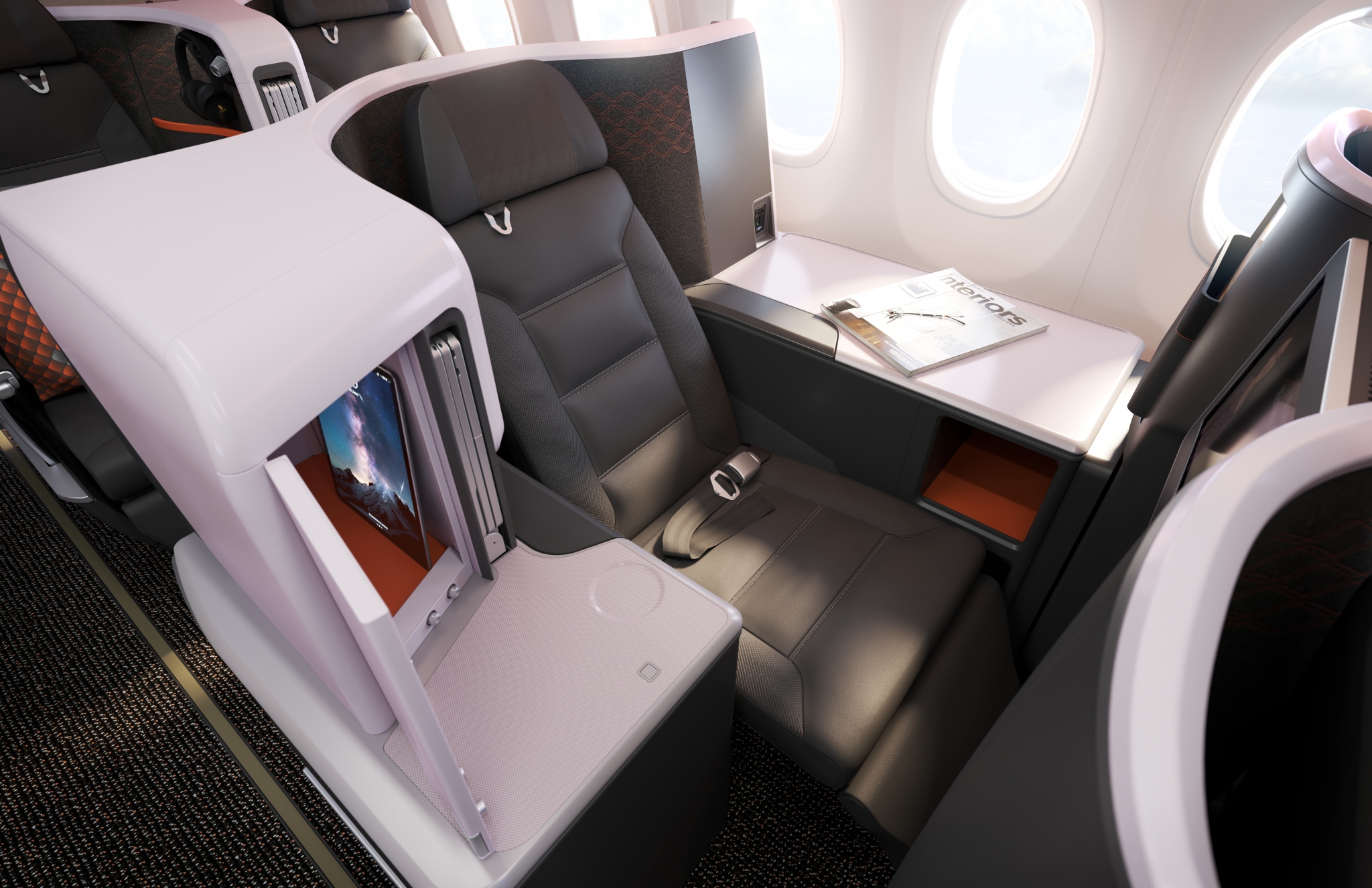 Singapore Airlines Boeing 737-800 Business class